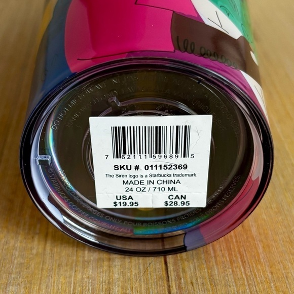 NWT Starbucks + Ananya Rao-Middleton cold cup - Picture 6 of 6